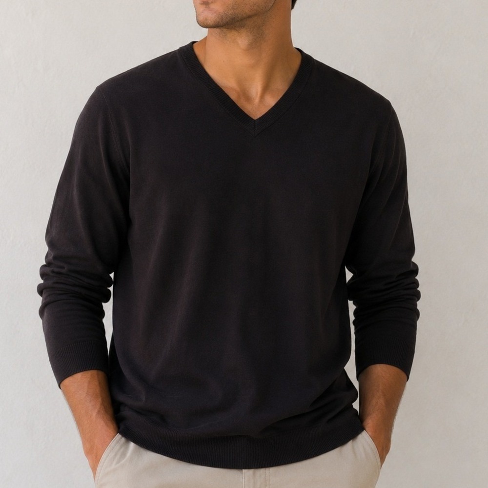 Murano Silk Blend Pullover Sweater Preppy Dark Academia Quiet Luxury Old Money